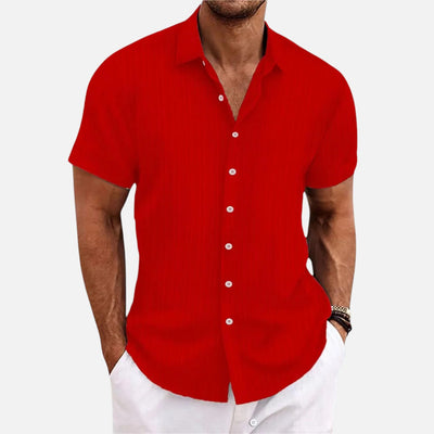 Mivora London | Relaxed Fit Casual Shirt With Short Sleeves