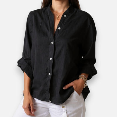 Mivora London | Women’s Casual Button-Up Shirt With Breathable Lightweight Fabric