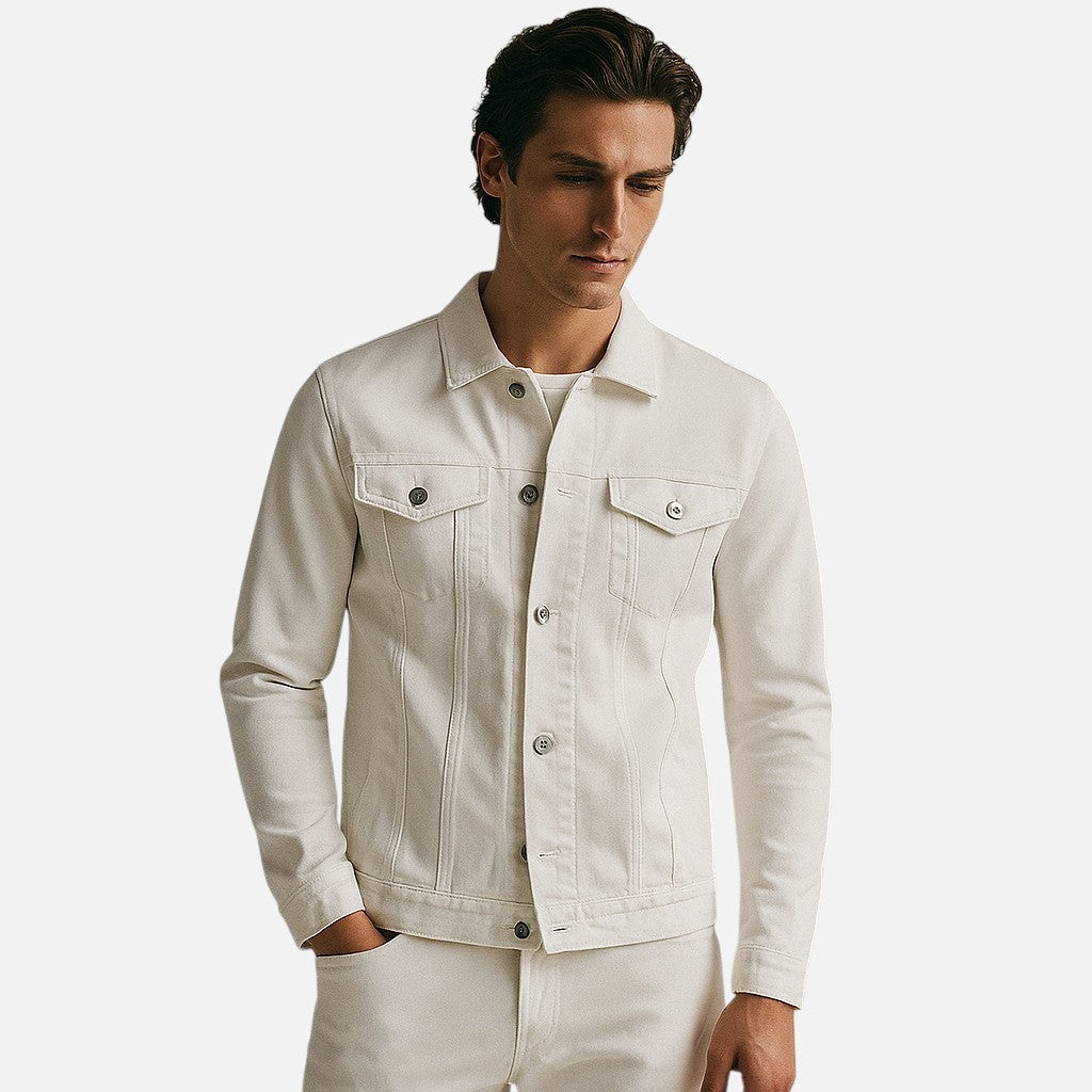 Mivora London | Men's Casual Regular Fit Denim Jacket