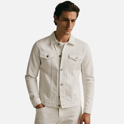 Mivora London | Men's Casual Regular Fit Denim Jacket