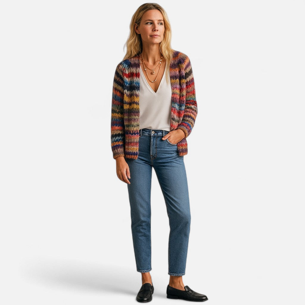 Mivora London | Women’s Cardigan – Soft Heritage Warmth & Effortless Elegance