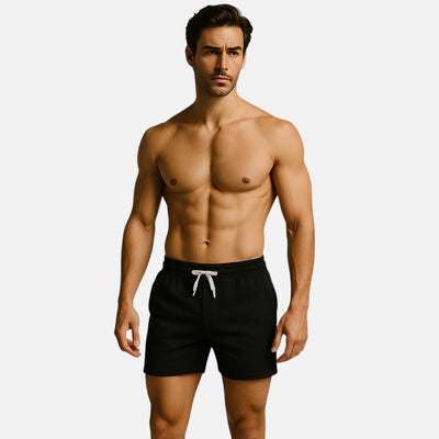 Mivora London | Men’s Casual Jogger Shorts With Pockets And Adjustable Waistband