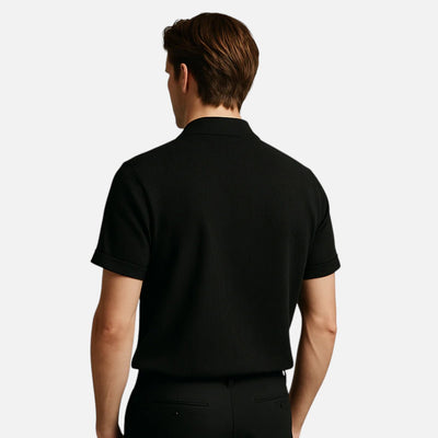 Mivora London | Men’s Ribbed Polo Shirt