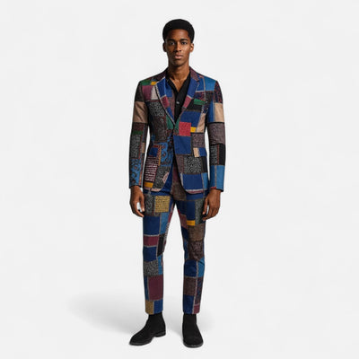 Mivora London | Men’s Statement Lapel 2-Piece Suit – Effortless Sophistication