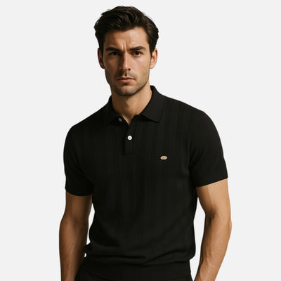 Mivora London | Men's Slim Fit Short Sleeve Polo Shirt For Casual And Smart Wear