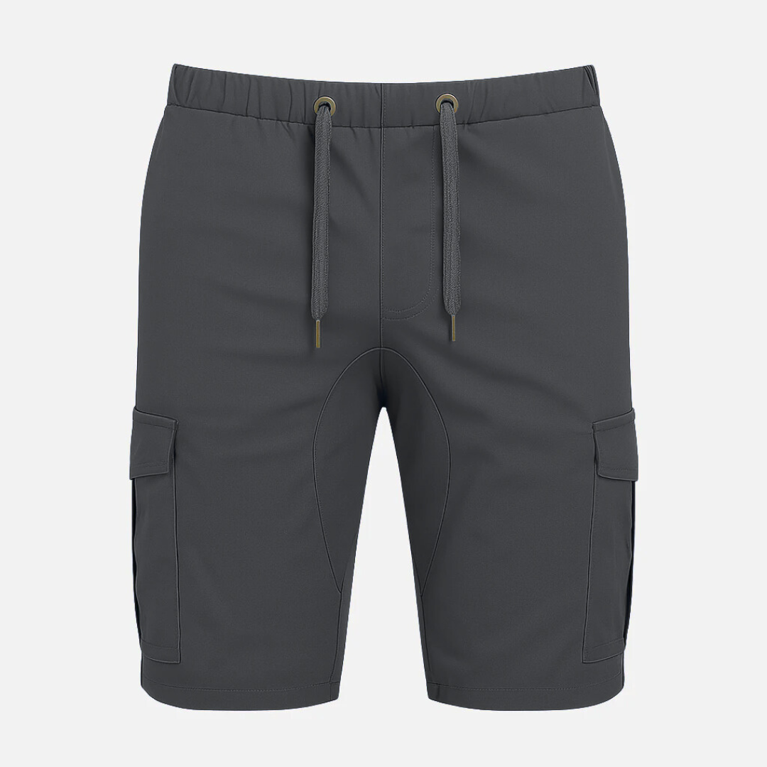 Mivora London | Men's Comfortable Slim Fit Cargo Shorts With Utility Pockets