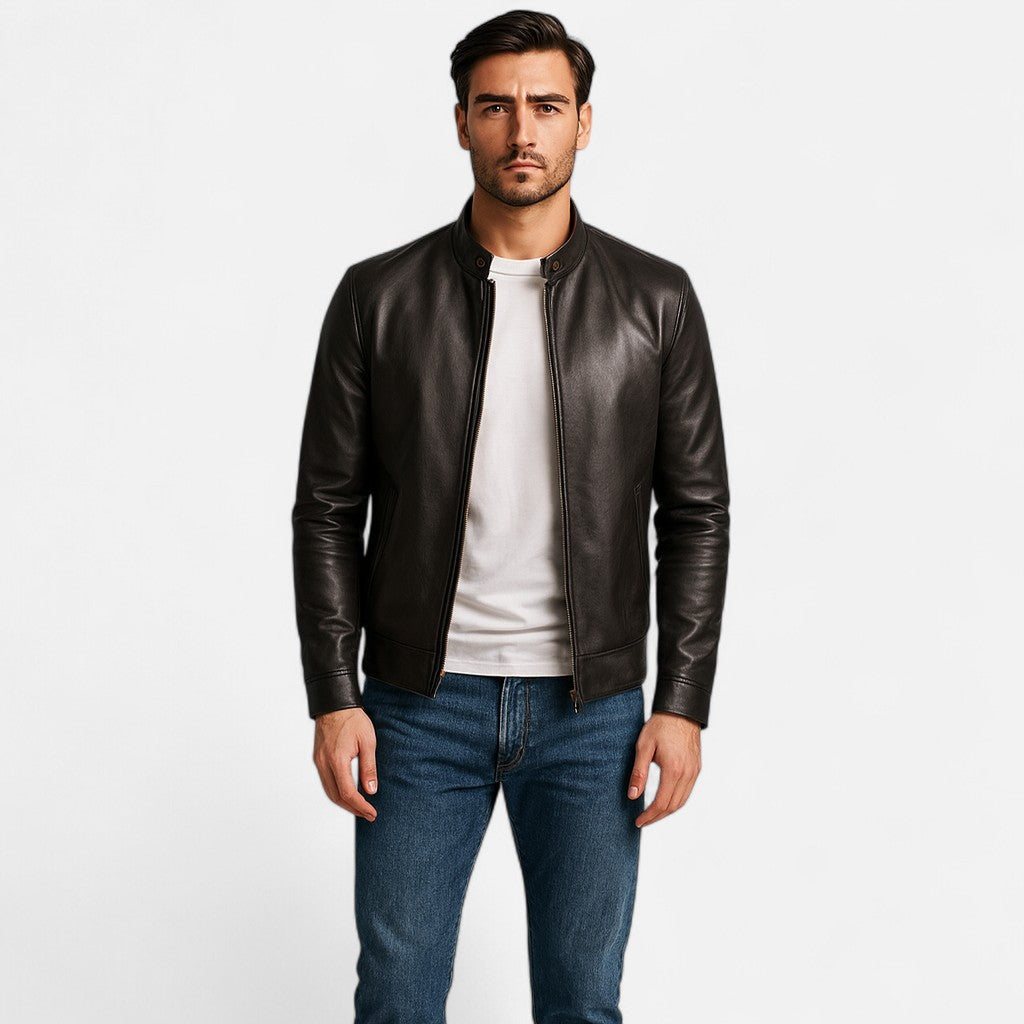 Mivora London | Men’s Tailored Collar Jacket – Refined Ease for Every Occasion