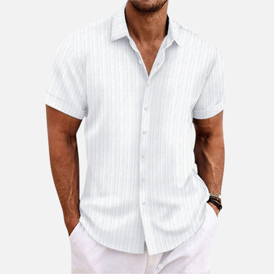 Mivora London | Relaxed Fit Casual Shirt With Short Sleeves