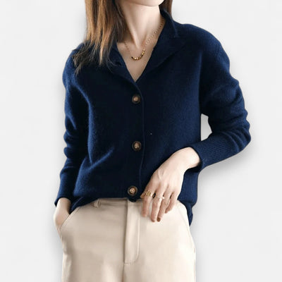 Mivora London | Women’s Cozy Soft-Touch Button-Up Cardigan Sweater