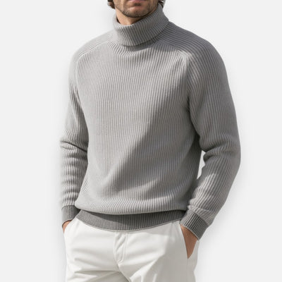 Mivora London | Men’s Luxurious Roll-Neck Sweater